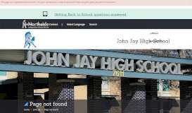 
							         Parent Connection | John Jay High School - Nisd								  
							    