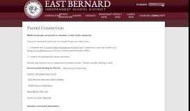 
							         Parent Connection – Parents – East Bernard Independent School District								  
							    