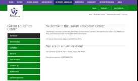 
							         Parent Education Center / Welcome - Pasco School District								  
							    