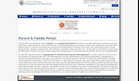 
							         Parent & Family Portal - NJ.gov								  
							    