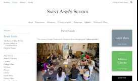 
							         Parent Guide | Saint Ann's School - Brooklyn								  
							    