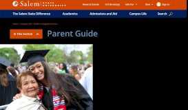 
							         Parent Guide | Salem State University								  
							    