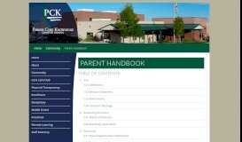 
							         Parent Handbook – Index | Parker Core Knowledge Charter School								  
							    