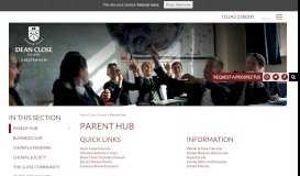 
							         Parent Hub | Independent School, Cheltenham | Dean Close School								  
							    