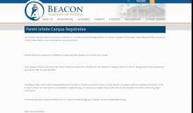 
							         Parent Infinite Campus Registration - Beacon Academy of Nevada								  
							    