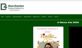 
							         Parent Info | Dorchester County School District 4								  
							    