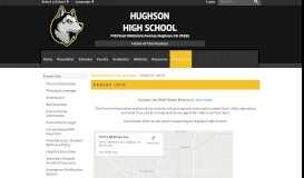 
							         Parent Info - Hughson High School								  
							    