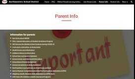 
							         Parent Info - Northwestern School District								  
							    