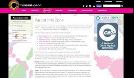 
							         Parent Info Zone - The Bourne Academy								  
							    