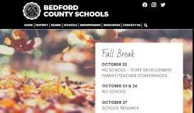 
							         Parent Information | Bedford County School District								  
							    