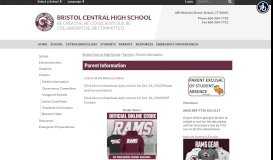 
							         Parent Information - Bristol Central High School								  
							    