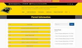 
							         Parent Information - Cedar Grove Schools								  
							    