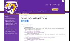 
							         Parent Information & Forms - Central DeWitt Community School District								  
							    