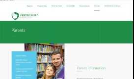 
							         Parent Information - Frontier Valley Elementary School								  
							    