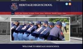 
							         Parent Information - Heritage High School								  
							    