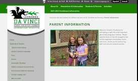 
							         Parent Information - Leonardo da Vinci School for Gifted Learners (K-8)								  
							    