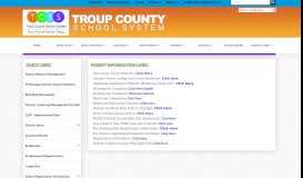 
							         Parent Information Links - Troup County School System								  
							    