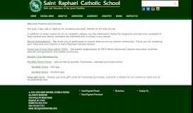 
							         Parent Information | Saint Raphael Catholic School								  
							    