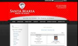 
							         Parent Information - Santa Maria High School								  
							    