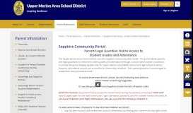 
							         Parent Information / Sapphire Portal Access - Student Grades ...								  
							    