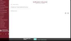 
							         Parent Information | Shiplake College								  
							    