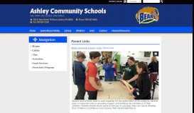 
							         Parent Links - Ashley Community Schools								  
							    