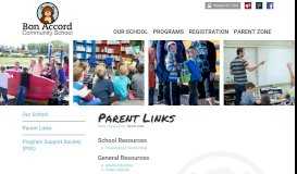 
							         Parent Links - Bon Accord School								  
							    