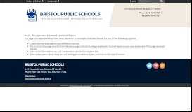 
							         Parent Links - Bristol Public Schools								  
							    