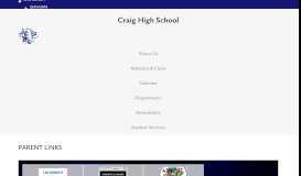 
							         Parent Links - Craig High School								  
							    
