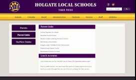 
							         Parent Links - Holgate Local Schools								  
							    