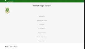 
							         Parent Links - Parker High School								  
							    