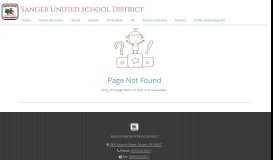 
							         Parent Log Ins - Sanger Unified School District								  
							    