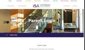 
							         Parent Login - International School Aberdeen								  
							    