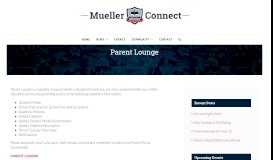 
							         Parent Lounge – Mueller Connect								  
							    