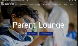 
							         Parent Lounge - Mundaring Christian College								  
							    