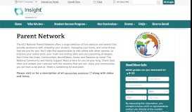 
							         Parent Network | Insight School of Michigan								  
							    