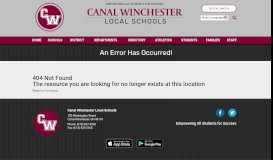 
							         Parent OneView - Canal Winchester Schools								  
							    