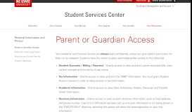 
							         Parent or Guardian Access | Student Services Center | NC State ...								  
							    