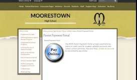 
							         Parent Payment Portal - Moorestown High School								  
							    