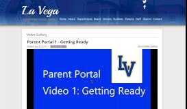 
							         Parent Portal 1 - Getting Ready | La Vega Independent School District								  
							    