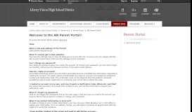 
							         Parent Portal / ABI Parent Portal - Liberty Union High School District								  
							    