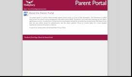 
							         Parent Portal | About the Portal - Haileybury								  
							    