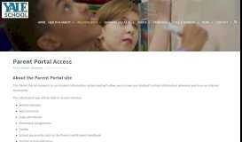 
							         Parent Portal Access – Y.A.L.E. School								  
							    
