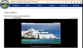 
							         Parent Portal Activation Spanish | Hemet Unified School District								  
							    