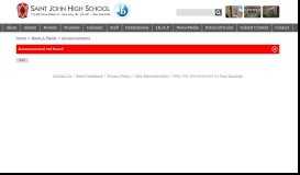 
							         Parent Portal Agreement - Saint John High School								  
							    
