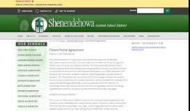 
							         Parent Portal Agreement | Shenendehowa Central Schools								  
							    