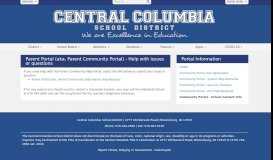 
							         Parent Portal (aka, Parent Community Portal) - Help with issues or ...								  
							    