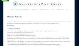 
							         Parent Portal – Amador County Public Schools								  
							    