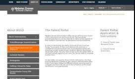 
							         Parent Portal Application & Instructions - Webster Groves School District								  
							    