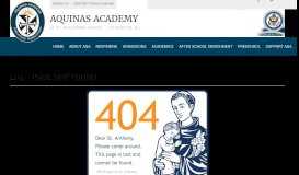 
							         Parent Portal - Aquinas Academy								  
							    